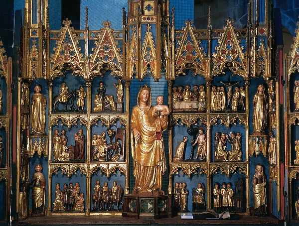 Altarpiece of the Virgin of the Star. 14th century. Spain