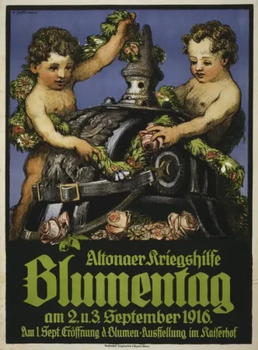 Framed Print : Altonaer Kriegshilfe Blumentag Framed Print : Altonaer Kriegshilfe Blumentag