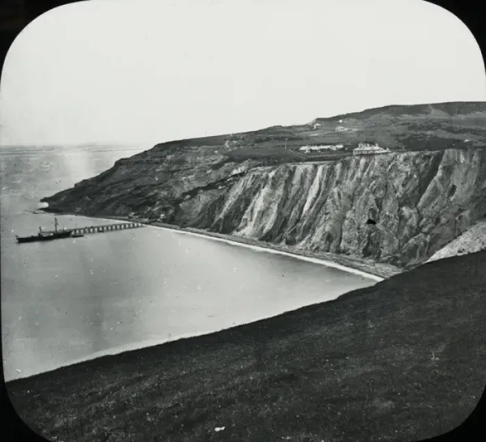 Framed Print : Alum Bay from the West Framed Print : Alum Bay from the West