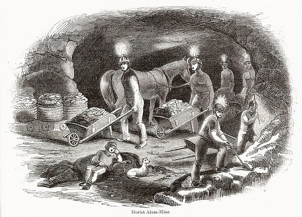 Alum Mine at Hurlet near Glasgow 1843
