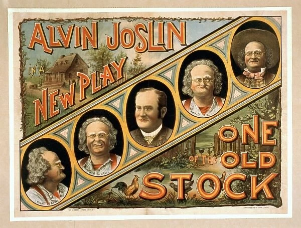 Alvin Joslin in a new play One of the old stock