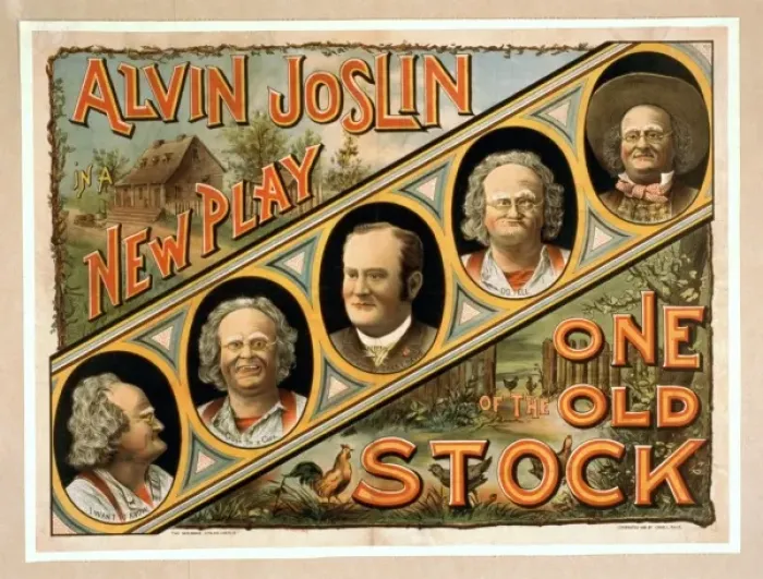 Framed Print : Alvin Joslin in a new play One of the old stock Framed Print : Alvin Joslin in a new play One of the old stock
