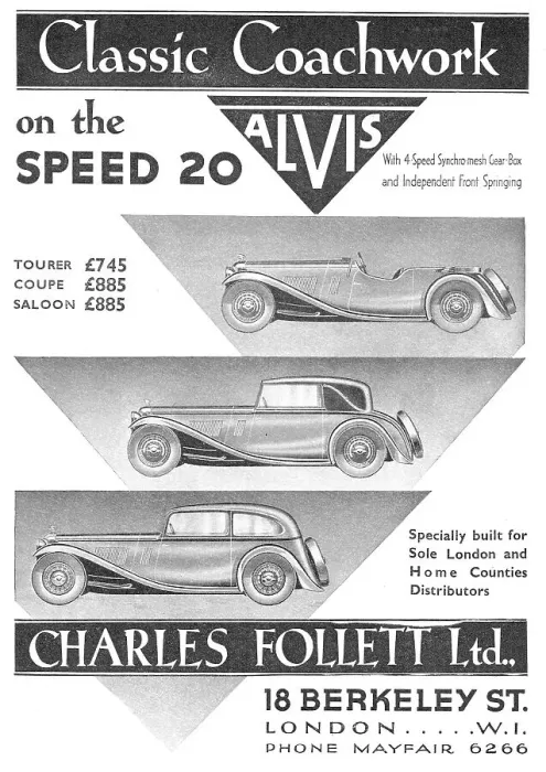 Framed Print : Alvis Speed 20 - Charles Follett Ltd Framed Print : Alvis Speed 20 - Charles Follett Ltd
