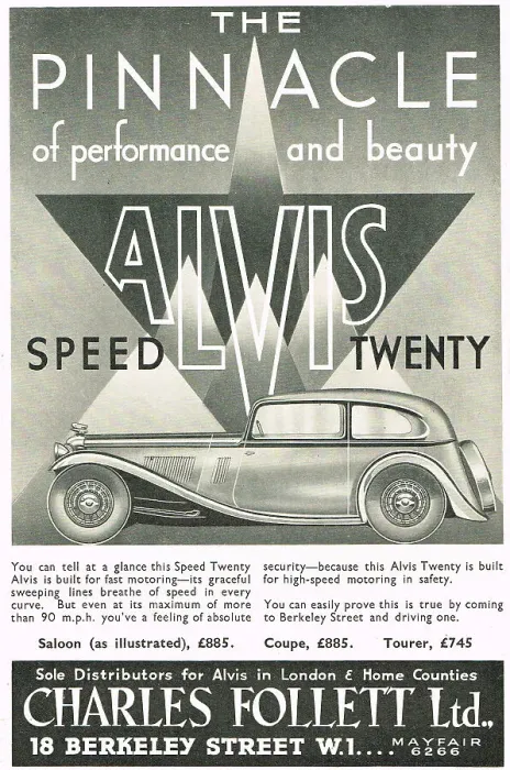 Framed Print : Alvis Speed Twenty Car Framed Print : Alvis Speed Twenty Car