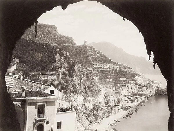 Amalfi, Italy, from Capuchin monastery, convent