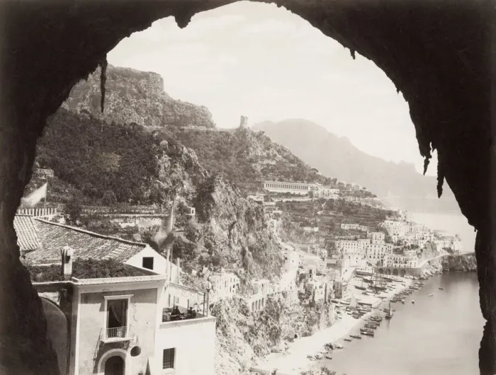 Framed Print : Amalfi, Italy, from Capuchin monastery, convent Framed Print : Amalfi, Italy, from Capuchin monastery, convent