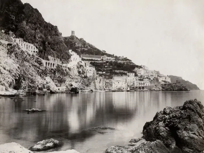 Framed Print : Amalfi from the Mediterranean Sea Framed Print : Amalfi from the Mediterranean Sea