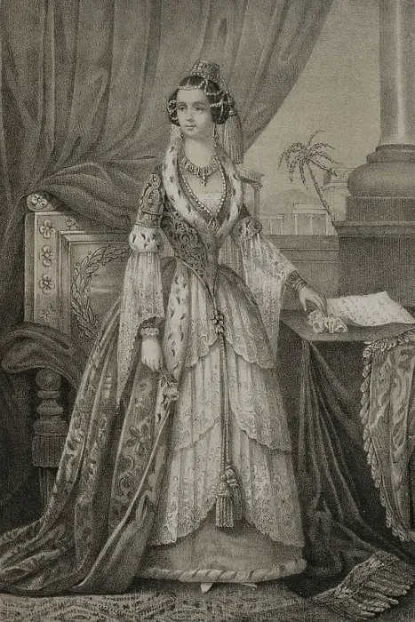 Framed Print : Amalia of Oldenburg (1818-1875). Queen consort Framed Print : Amalia of Oldenburg (1818-1875). Queen consort