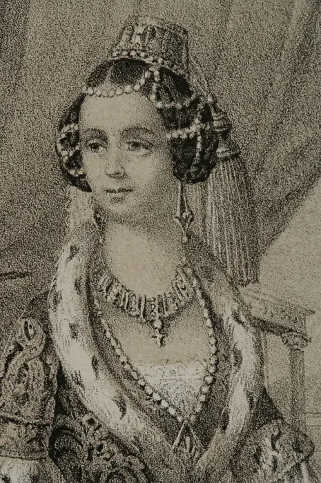 Framed Print : Amalia of Oldenburg (1818-1875). Queen consort Framed Print : Amalia of Oldenburg (1818-1875). Queen consort