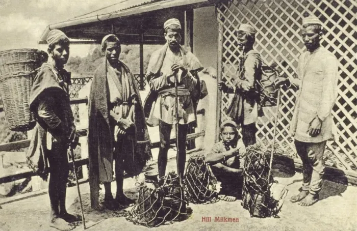 Framed Print : Ambala - Hill Milkmen