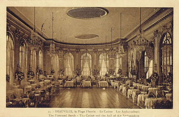 The Ambassadeurs Restaurant, part of the Casino at Deauville