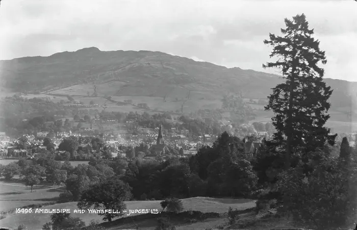 Framed Print : Ambleside and Yewensfell Framed Print : Ambleside and Yewensfell