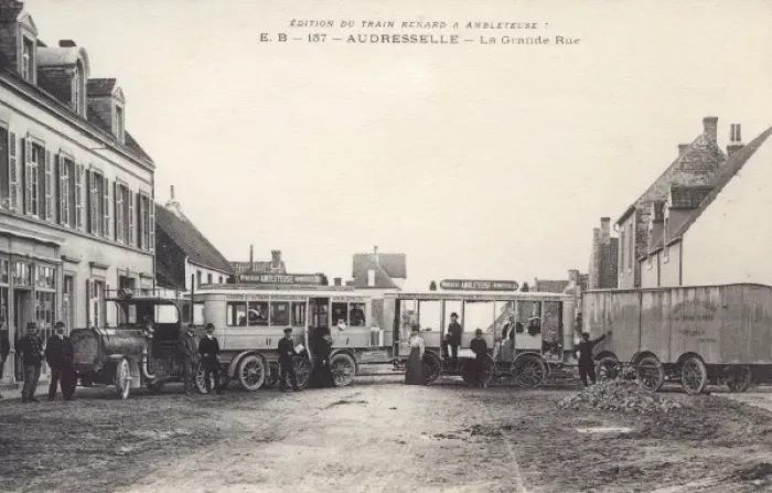 Framed Print : Ambletuse, France - Train Renard - A Road Train Framed Print : Ambletuse, France - Train Renard - A Road Train