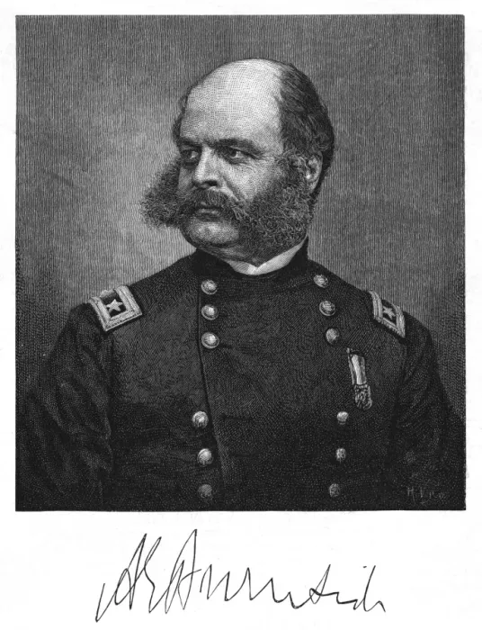 Framed Print : Ambrose Burnside - 3 Framed Print : Ambrose Burnside - 3