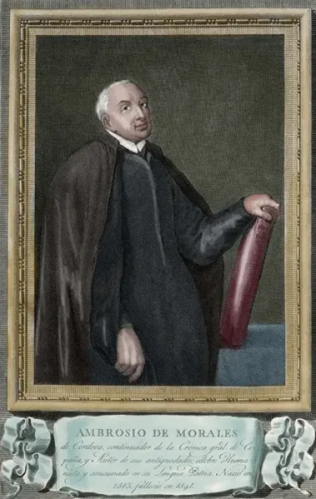 Framed Print : Ambrosio Morales (1513-1591). Spanish historian. Portrait. E Framed Print : Ambrosio Morales (1513-1591). Spanish historian. Portrait. E