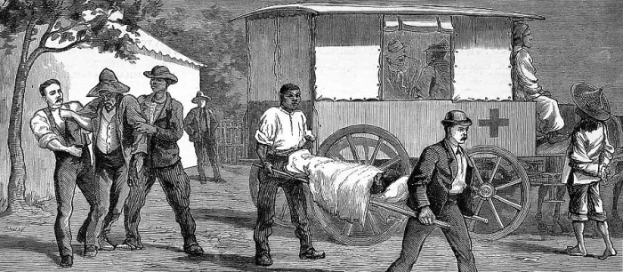 Framed Print : An ambulance bringing in patients from Cape Town Framed Print : An ambulance bringing in patients from Cape Town
