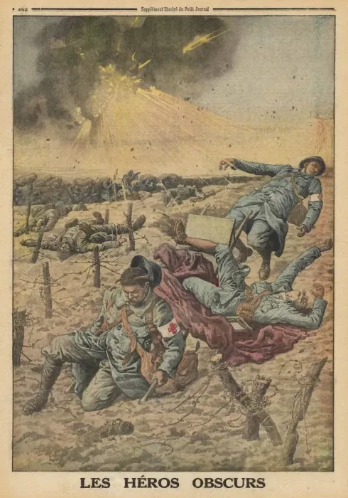 Framed Print : AMBULANCE MEN / 1916 Framed Print : AMBULANCE MEN / 1916