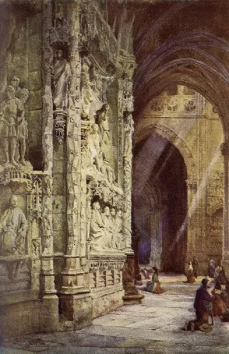Framed Print : The Ambulatory, Burgos Cathedral Framed Print : The Ambulatory, Burgos Cathedral