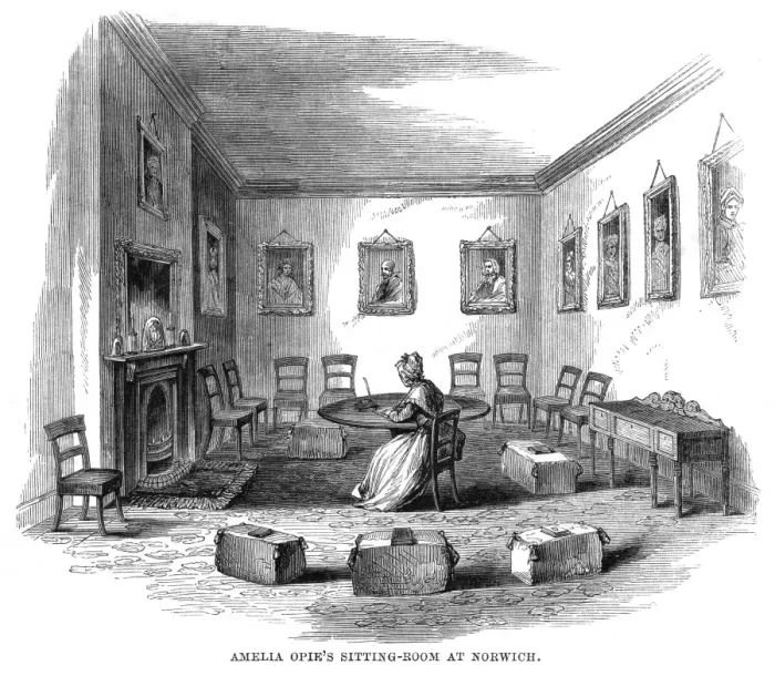Framed Print : Amelia Opies Sittingrm Framed Print : Amelia Opies Sittingrm