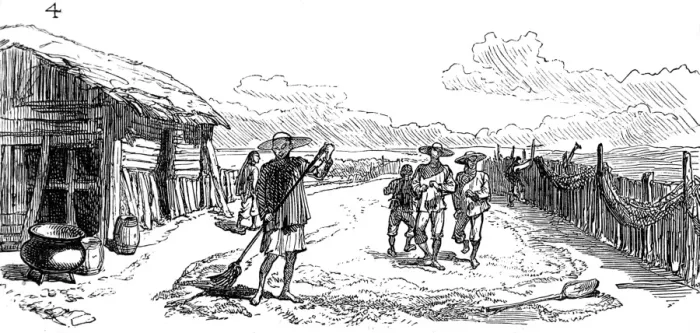 Framed Print : America, The Chinese in San Francisco. Pulverising shrimps Framed Print : America, The Chinese in San Francisco. Pulverising shrimps