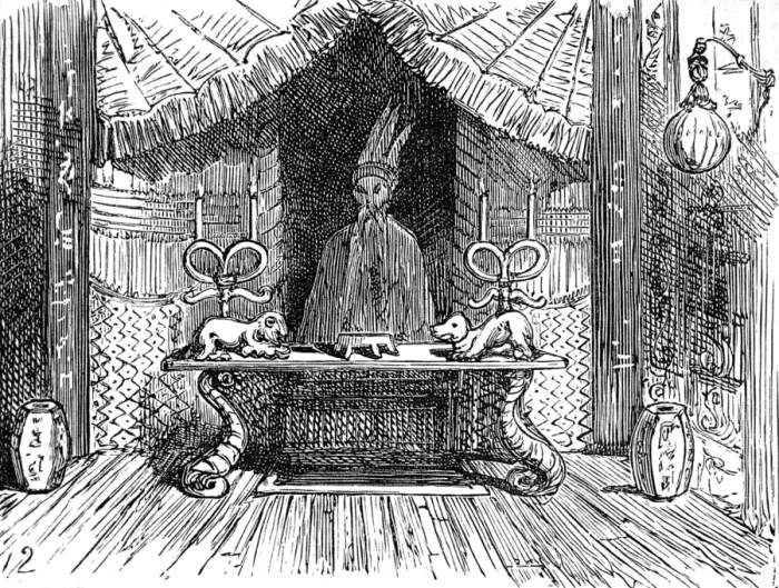 Framed Print : America. The Chinese in San Francisco. A Joss-house, or Chin Framed Print : America. The Chinese in San Francisco. A Joss-house, or Chin