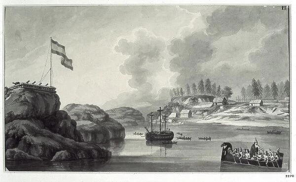 America. Malaspina Expedition (1789-1794). Port