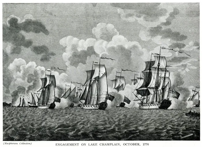 Framed Print : America - Naval Engagement On Lake Champoain Framed Print : America - Naval Engagement On Lake Champoain