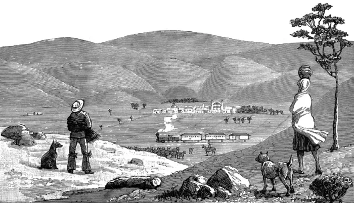 Framed Print : America. On the Southern Route from San Francisco to New Yor Framed Print : America. On the Southern Route from San Francisco to New Yor