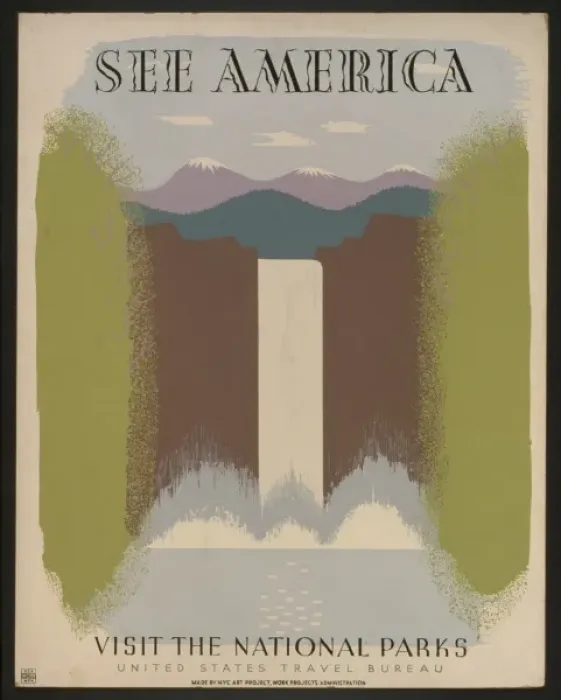 Framed Print : See America Visit the national parks Framed Print : See America Visit the national parks