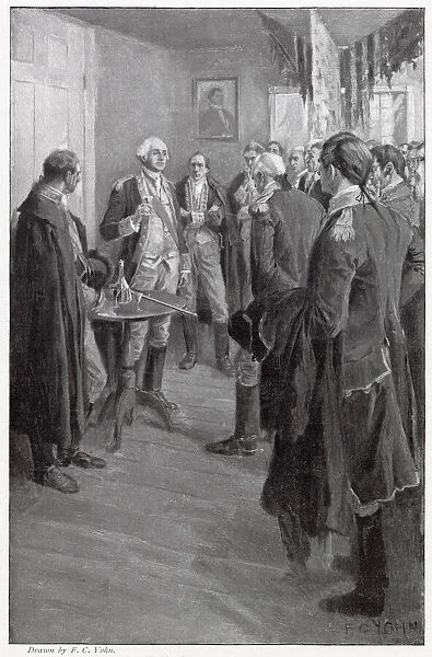 America - Washingtons Farewell To HIs Officers