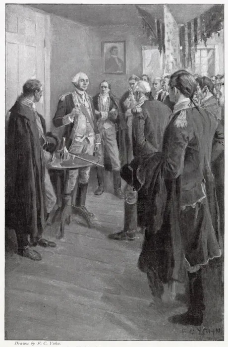 Framed Print : America - Washingtons Farewell To HIs Officers Framed Print : America - Washingtons Farewell To HIs Officers