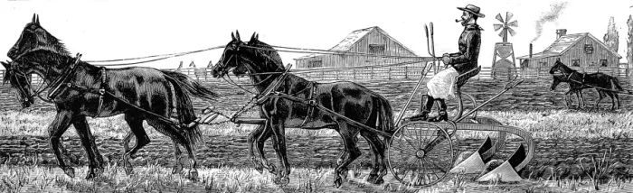 Framed Print : America. Wheat Farming in California. November: Ploughing Framed Print : America. Wheat Farming in California. November: Ploughing