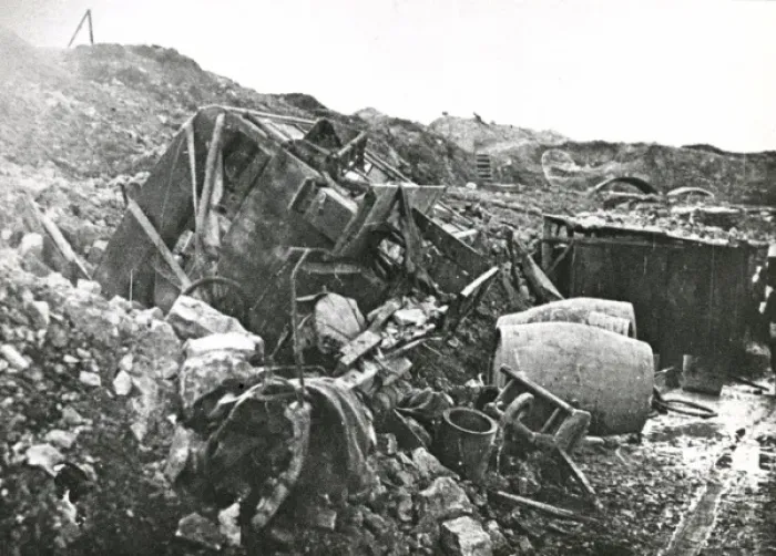 Framed Print : American ambulance destroyed, Verdun, France, WW1 Framed Print : American ambulance destroyed, Verdun, France, WW1