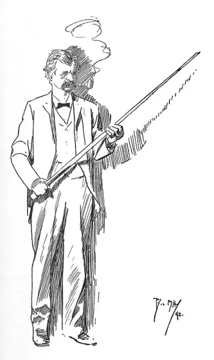 Framed Print : American author Mark Twain Framed Print : American author Mark Twain