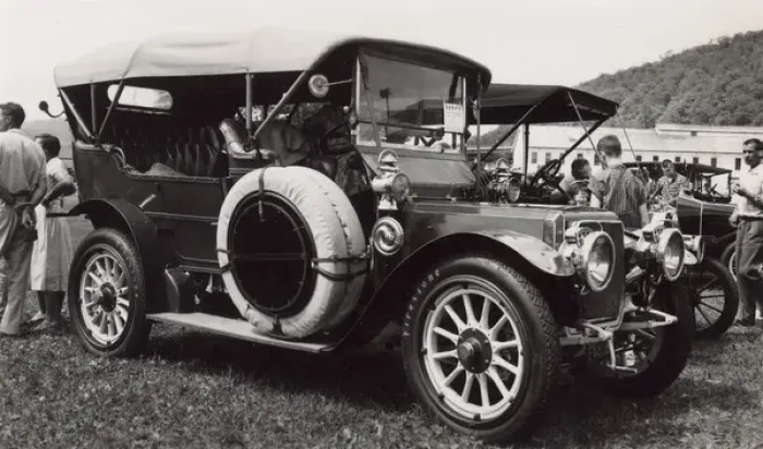 Framed Print : American Auto Club meeting with vintage cars, USA Framed Print : American Auto Club meeting with vintage cars, USA