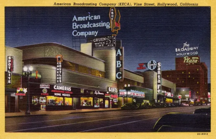 Framed Print : American Broadcasting Company, Vine Street, California, USA Framed Print : American Broadcasting Company, Vine Street, California, USA