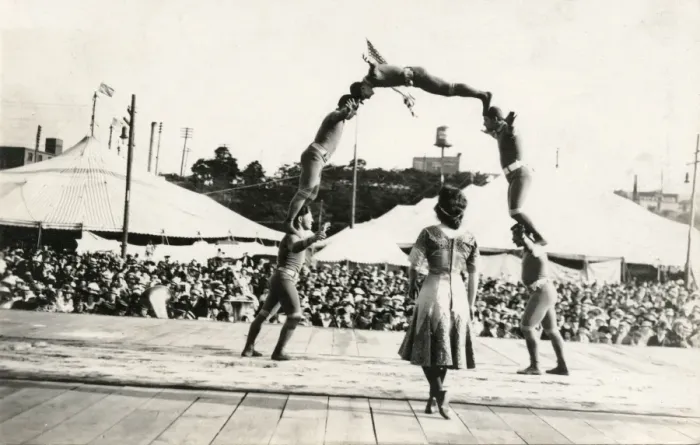 Framed Print : American circus performers Framed Print : American circus performers