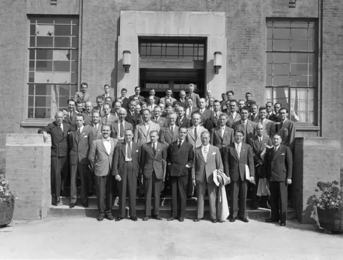 Framed Print : American delegates from the 1947 Anglo-American Conference Framed Print : American delegates from the 1947 Anglo-American Conference