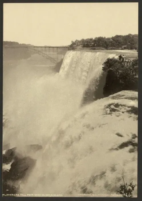 Framed Print : American Fall from Goat Island, Niagara Framed Print : American Fall from Goat Island, Niagara
