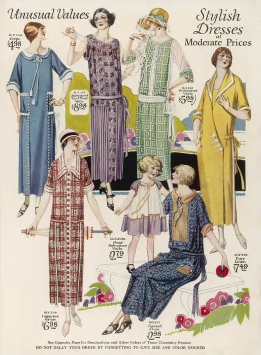 Framed Print : American Fashions 1924 Framed Print : American Fashions 1924