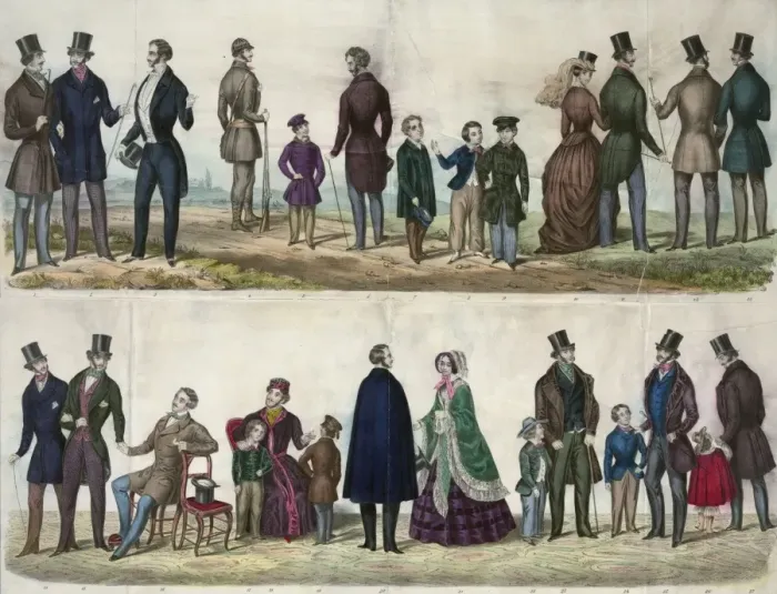Framed Print : American fashions, fall & winter 1849-50, by John R. Shankla Framed Print : American fashions, fall & winter 1849-50, by John R. Shankla