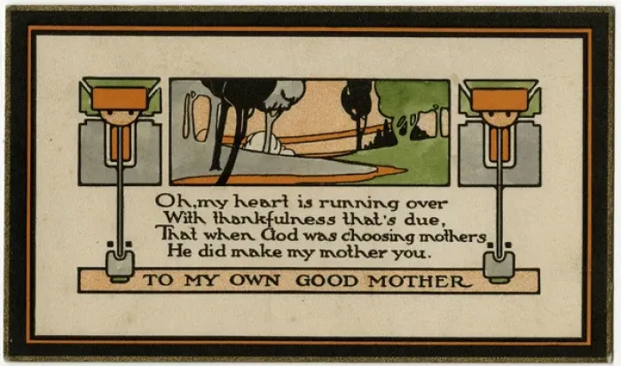 Framed Print : An American Greetings Postcard - To My Own Good Mother Framed Print : An American Greetings Postcard - To My Own Good Mother
