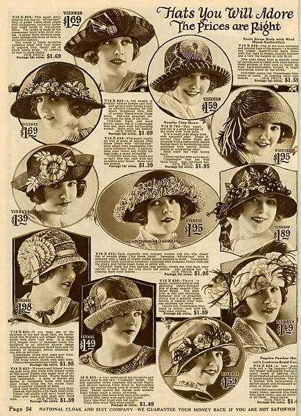 American Hat Fashion 1924