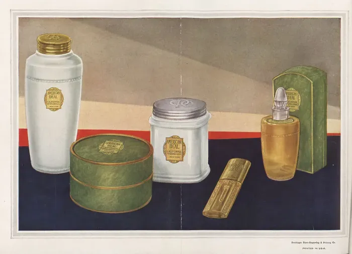 Framed Print : American Ideal brand cosmetics from CPC, 1927 Framed Print : American Ideal brand cosmetics from CPC, 1927