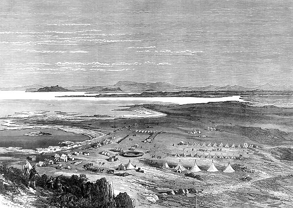 American Indians. The Modoc War in America. Lake Tule, with
