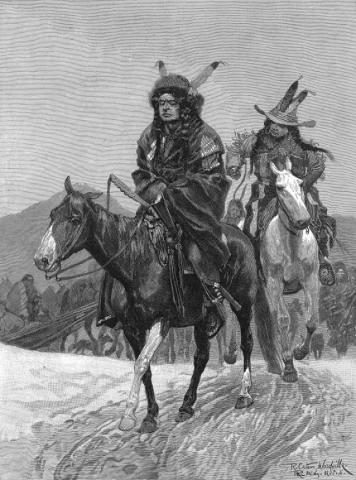Framed Print : American Indians. The Rising of the North American Indians Framed Print : American Indians. The Rising of the North American Indians