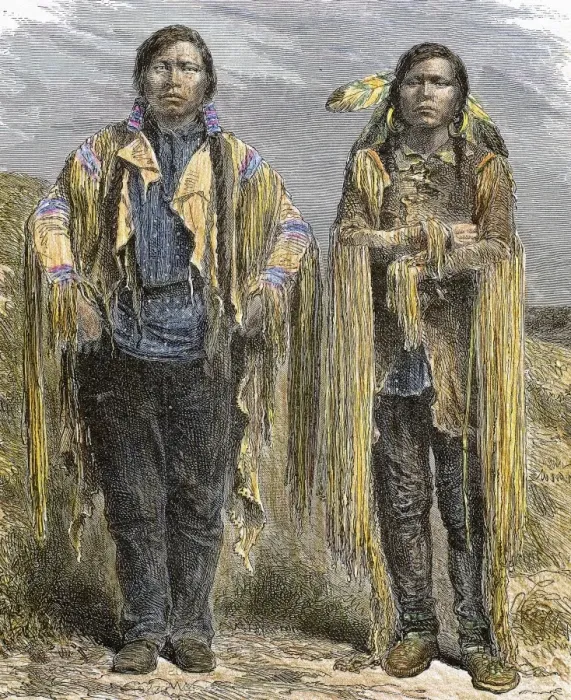 Framed Print : American Indians. Ute people Framed Print : American Indians. Ute people