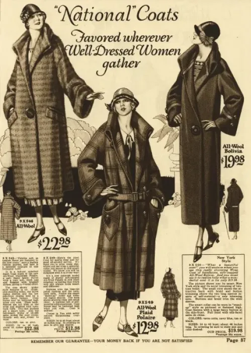 Framed Print : American ladies coat fashion Framed Print : American ladies coat fashion