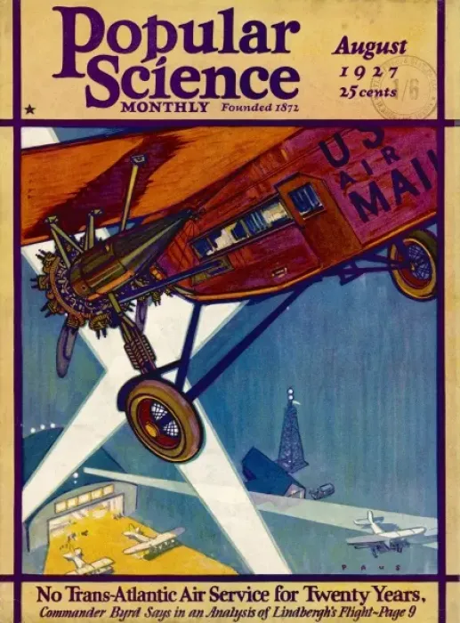 Framed Print : American Mail Plane 1927 Framed Print : American Mail Plane 1927
