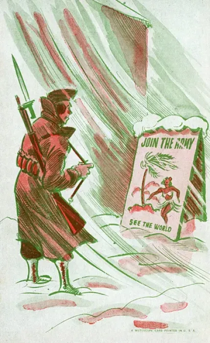 Framed Print : American Military Propaganda Postcard - WW2 era Framed Print : American Military Propaganda Postcard - WW2 era